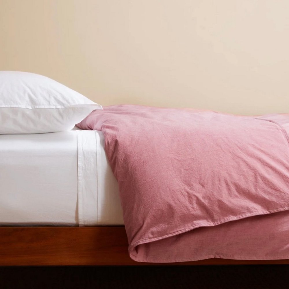 Cimino Home Chili Chambray Duvet Cover Twin